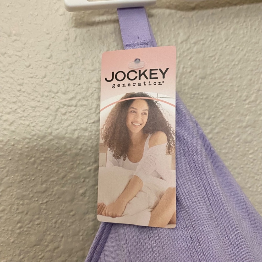 Jockey Lavender Soft Touch Bralette XL NWT - Picture 3 of 7